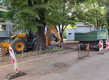 Спряха изграждането на паркинг в центъра на Русе