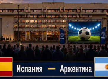 Излъчват финала Испания - Аржентина пред Община Русе