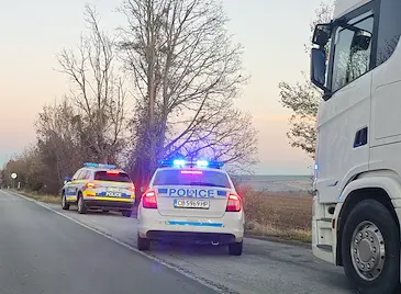 Закопчаха дрогиран шофьор на ТИР край Басарбово