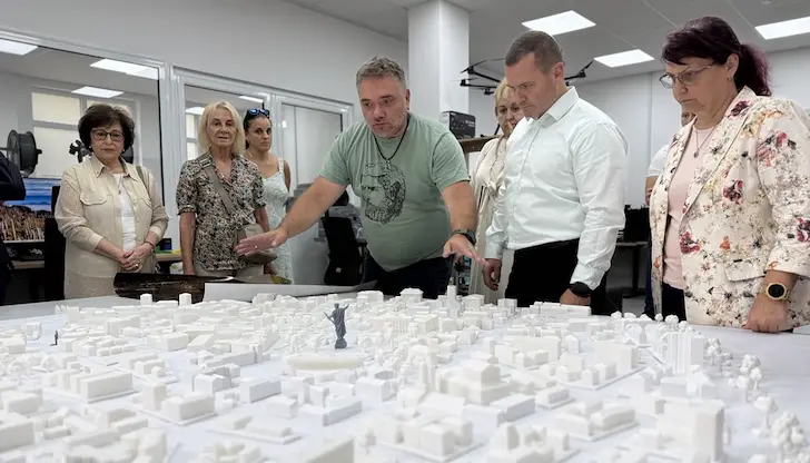 В Русе изработват триизмерен макет на централната част