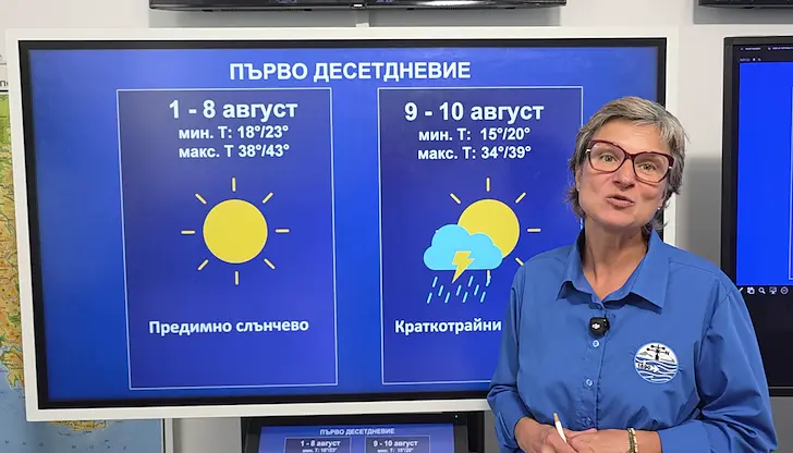 Месецът ще предложи комбинация от продължителни жеги и купесто-дъждовна облачност