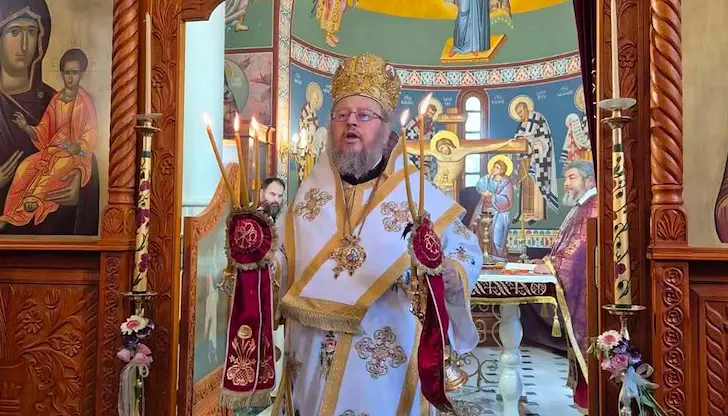Празнична литургия в Басарбовския манастир под свещеното ръководство на митрополит Наум