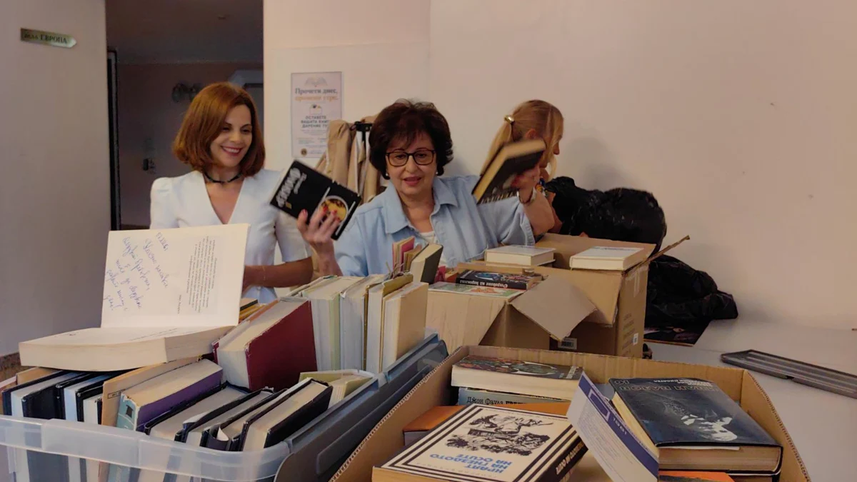 Русенци дариха над 500 книги в благотворителна инициатива