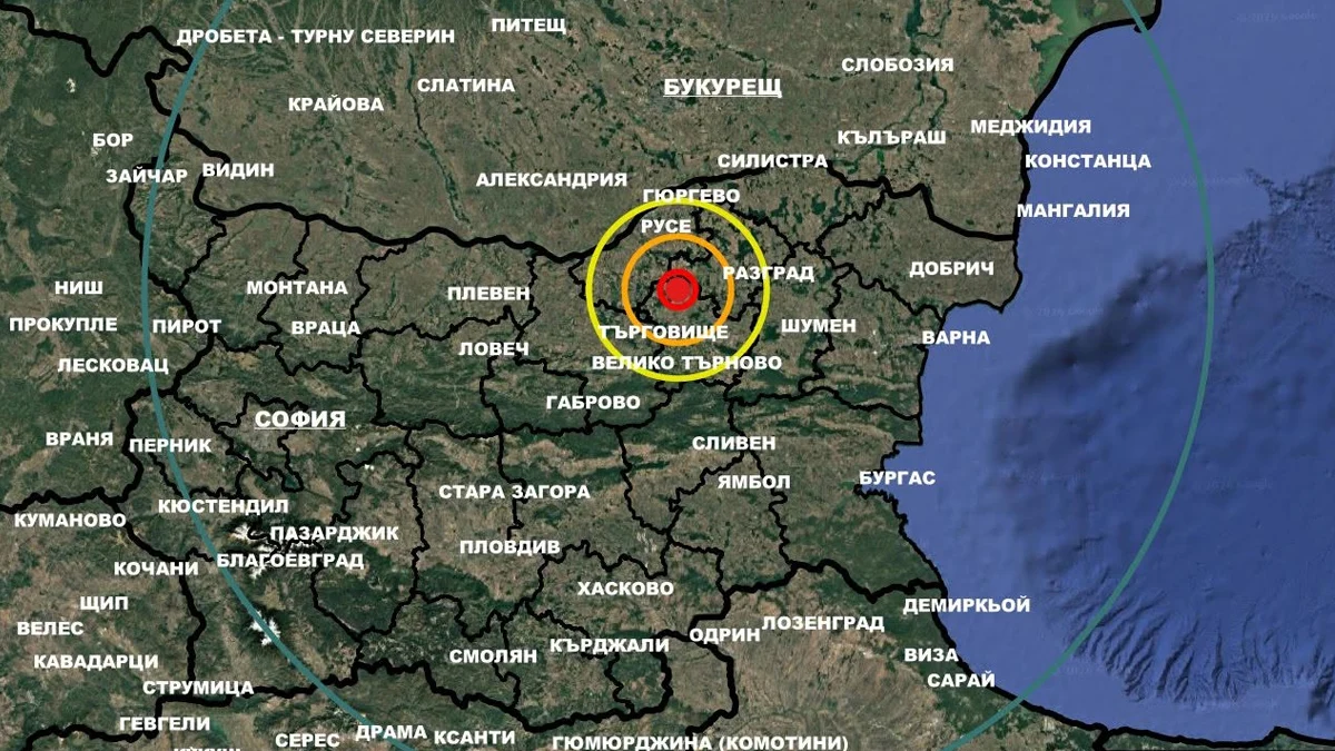 Трусът от 2,6 по Рихтер е регистриран рано сутринтаСлабо земетресение
