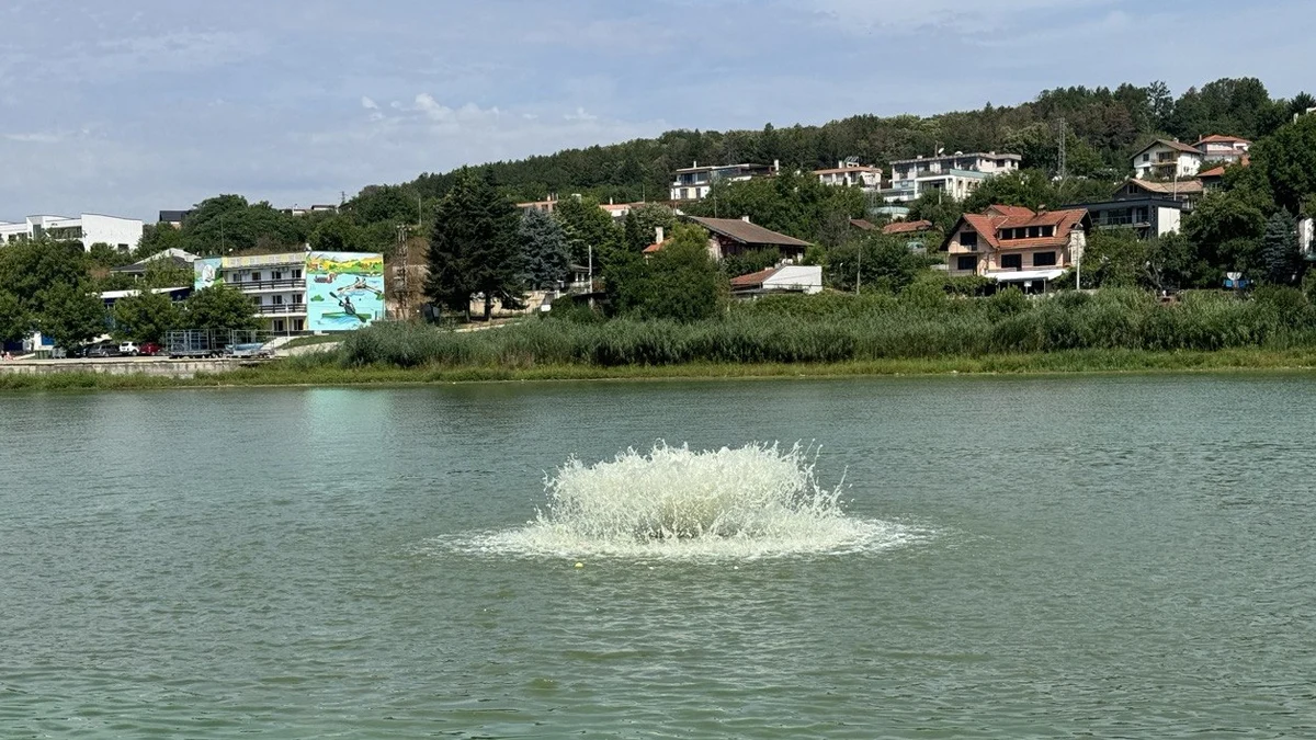 Инсталирани аератори в лесопарк „Липник“ за подобряване на водата