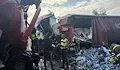 Два ТИР-а се удариха челно на пътя Русе - София