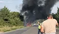 Изгорял край Осенец автомобил се оказа издирван