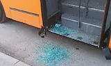 Мъж изпочупи автобус на градския транспорт в София