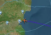 Руски самолет навлезе в българското въздушно пространство