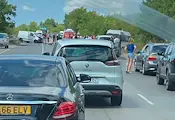 Катастрофа затвори пътя Русе - Разград