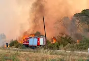 Евакуират туристи заради пожар в Северна Гърция