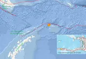 Серия силни земетресения разтърси дъното на Южния океан