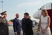 Володимир Зеленски е на първо официално посещение в Сърбия