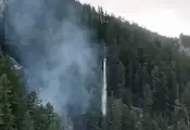 Дрон гаси пожара край Рилския манастир