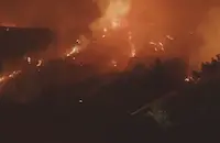 Исторически пожар изпепелява Белгия