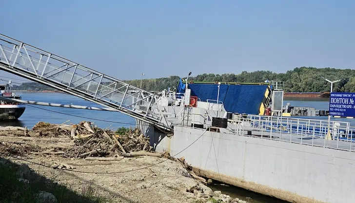 Ниското ниво на река Дунав блокира риболова