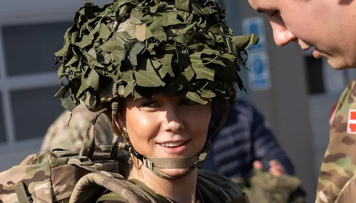 Датската принцеса Изабела започна военна служба в армията