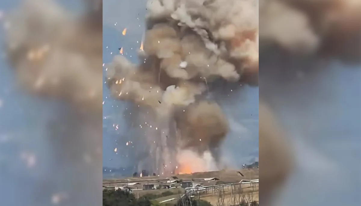 Експлозия в завод за боеприпаси край Рим