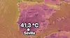 Рекорд от 41,3 градуса в Испания
