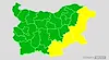 Жълт код в шест области на Източна България