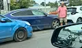 Верижна катастрофа блокира движението до Румънското посолство
