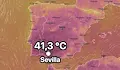 Рекорд от 41,3 градуса в Испания