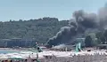 Пет газови бутилки са избухнали при пожара на плаж "Каваците"