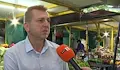 Евтини домати и краставици на пазара в Русе