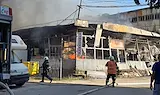 Изгасиха голям пожар в търговска база в Свищов