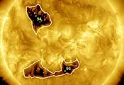 Коронарни дупки на Слънцето се насочват към Земята
