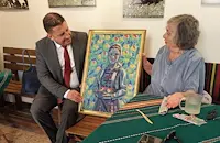 Моделът от "Момиче с ябълки" стана на 90 години