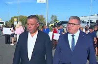 Протест затвори пътя Бургас - Варна