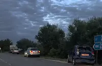 Мъж пострада тежко при верижна катастрофа на пътя Русе - Силистра