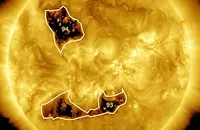 Коронарни дупки на Слънцето се насочват към Земята