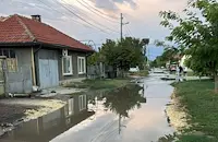 Улици в русенското село Ряхово се превърнаха в реки