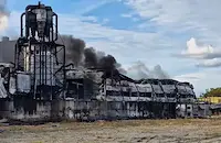 Работник загина при пожара в Бяла