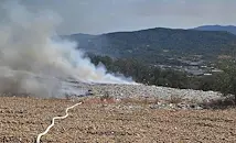 Пламна депото за отпадъци в Габрово