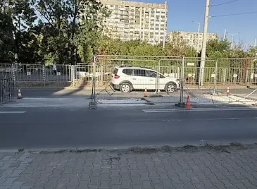 Ремонтират пропаднал участък на булевард „Цар Освободител“