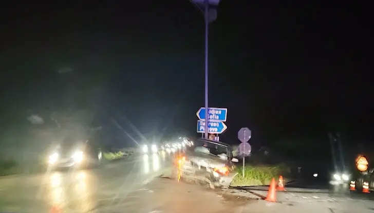 Катастрофа на пътя Русе - Бяла: Шофьорка загуби контрол