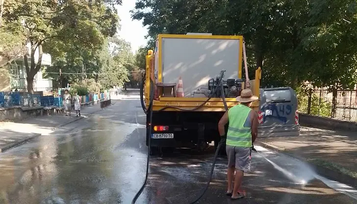График за миене на улиците в Русе до 18 септември