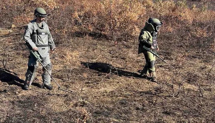 Невзривени остатъци не са открити при обследването Невзривени остатъци не са открити при обследването