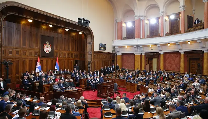 Кабинетът на Джуро Мацут предлага разпускане на Народната скупщина Кабинетът на Джуро Мацут предлага разпускане на Народната скупщина
