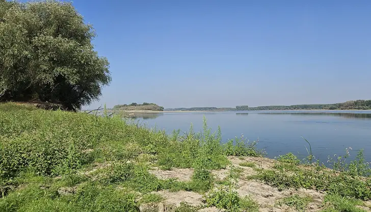 Критично ниски води на река Дунав край Русе и Свищов