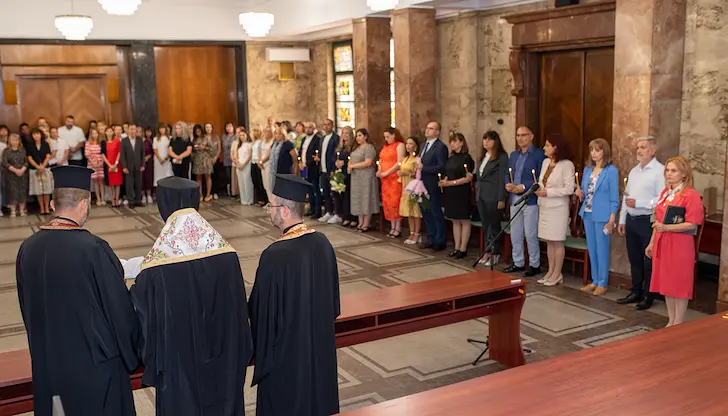 Окръжен съд - Русе откри новата съдебна година с водосвет
