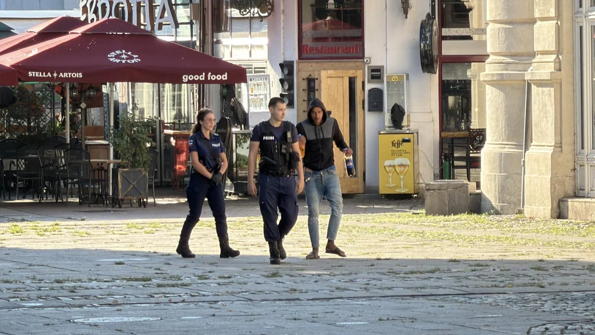 Пиян младеж задържан за непристойно поведение в Русе
