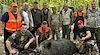 Ловци от село Семерджиево отстреляха 257-килограмов глиган
