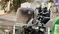 Контейнер за отпадъци изгоря в центъра на Русе