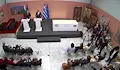 Започна церемонията по предаване на тленните останки на цар Самуил