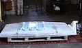Саркофагът на цар Самуил пристигна в София