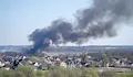 Пожар обхвана покрив на къща край Русе